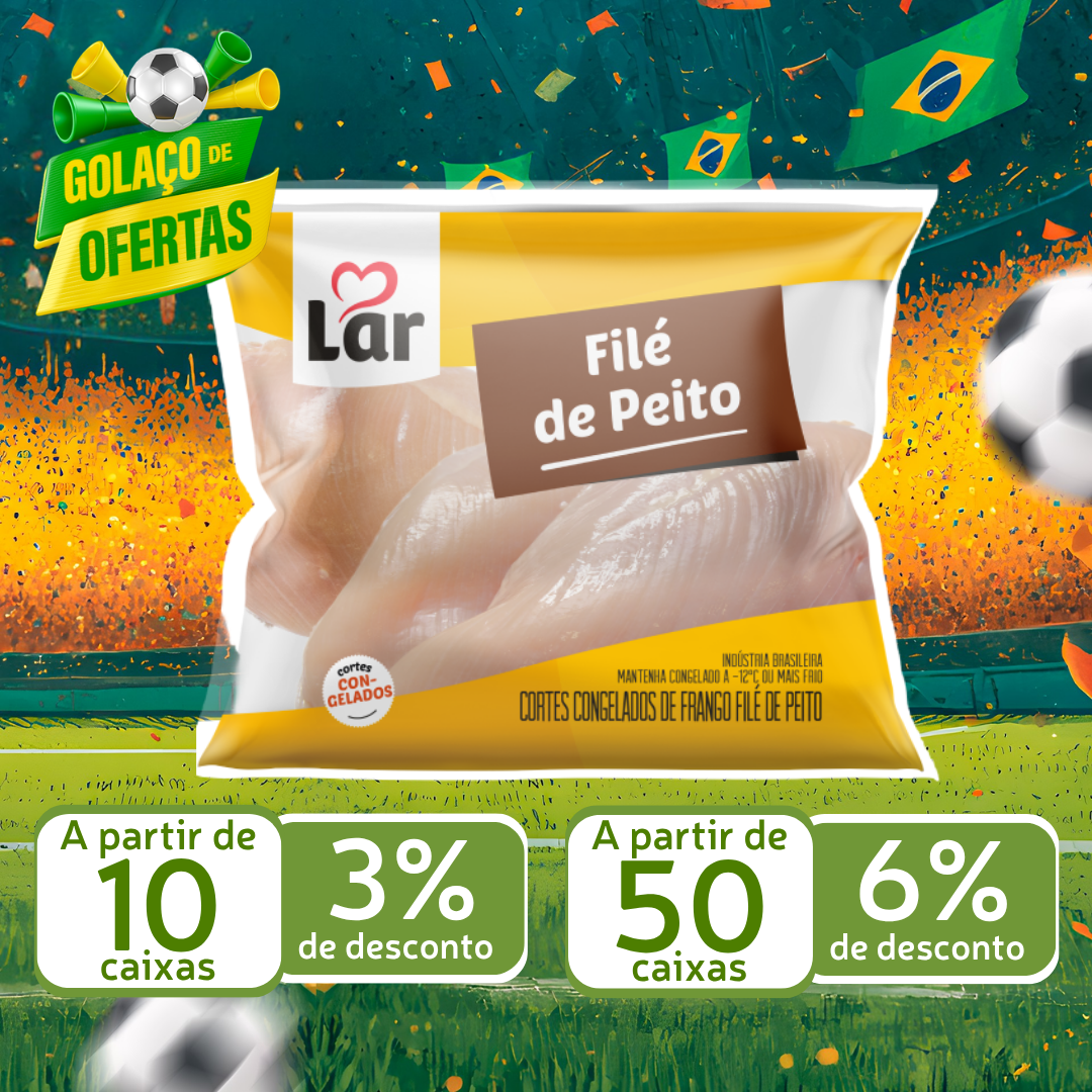 File de Peito Cong 20kg - Lar